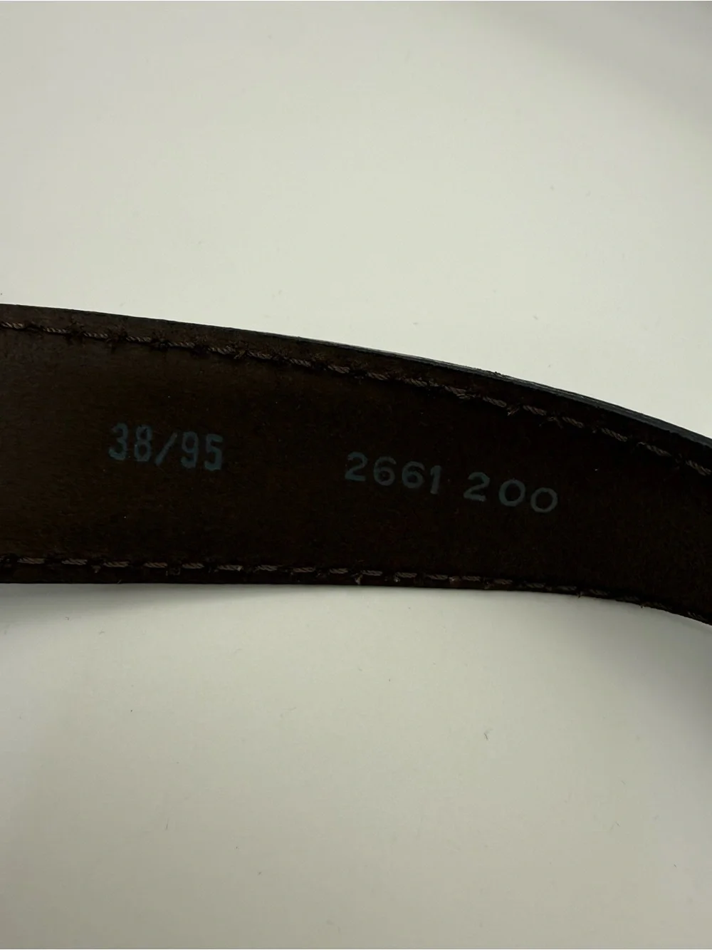 Jos. A. Bank Brown Leather Belt Men’s Size 38 Italian Leather Dress Casual 1.25”